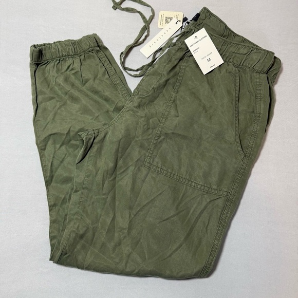 Sanctuary Olive Green Tencel Jogger Pants - Picture 2 of 10